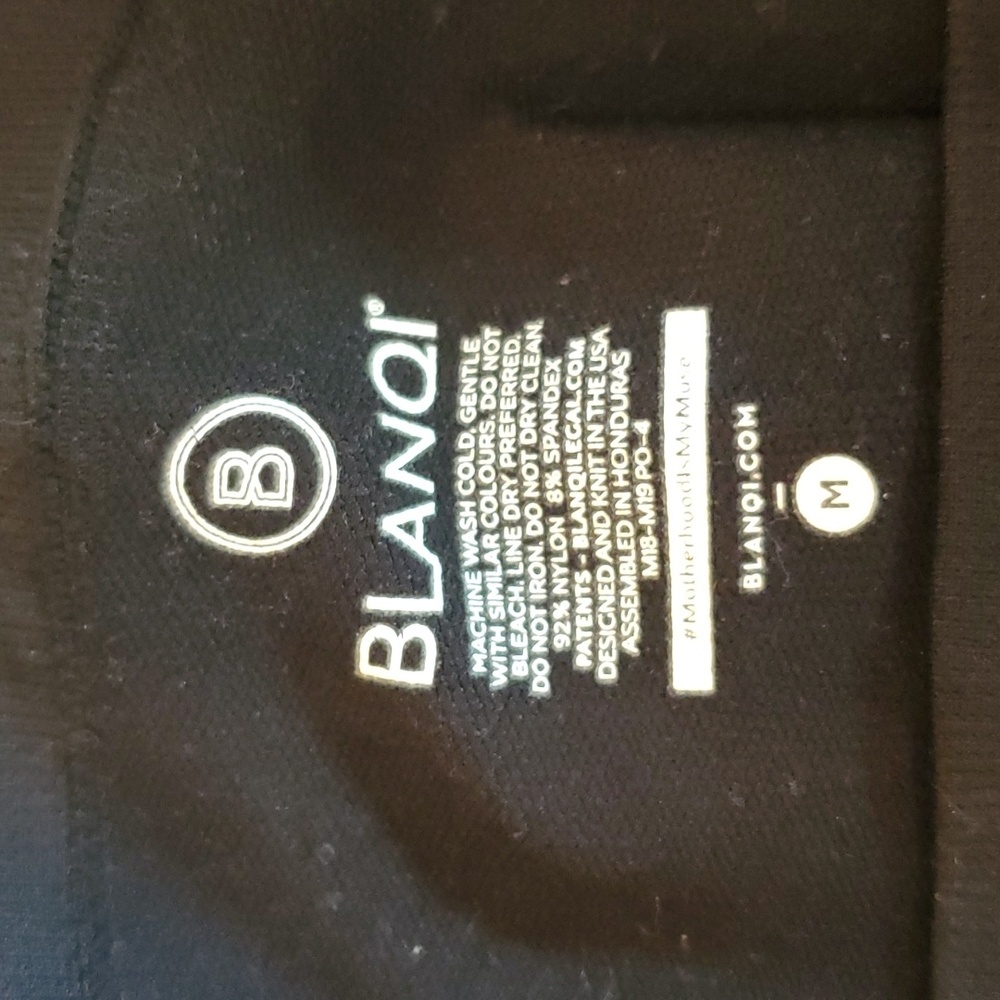 Blanqi Maternity Leggings Black Size Medium